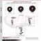 Service Caster 4'' High Temp Glass Filled Nylon Caster Set w/Bronze Bearings 2 Brake 2 Rigid, 4PK SCC-20S420-GFNBZHT-TLB-2-R-2 - alternate 6